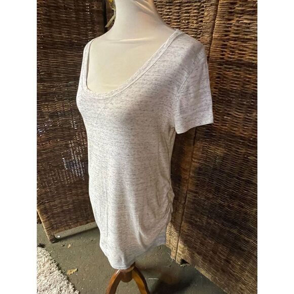 Liz Lange Maternity Light Gray Shirt Size Large-EUC - Picture 10 of 14